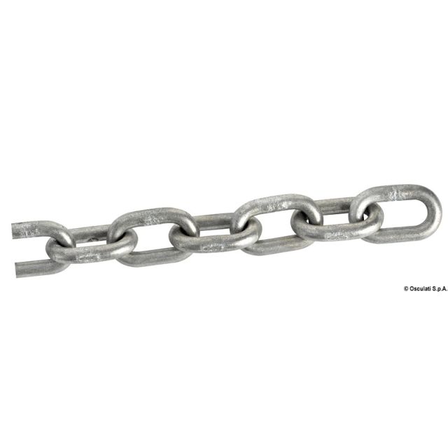 Feuerverzinkte Kette, kalibriert 6 mm x 100 m 