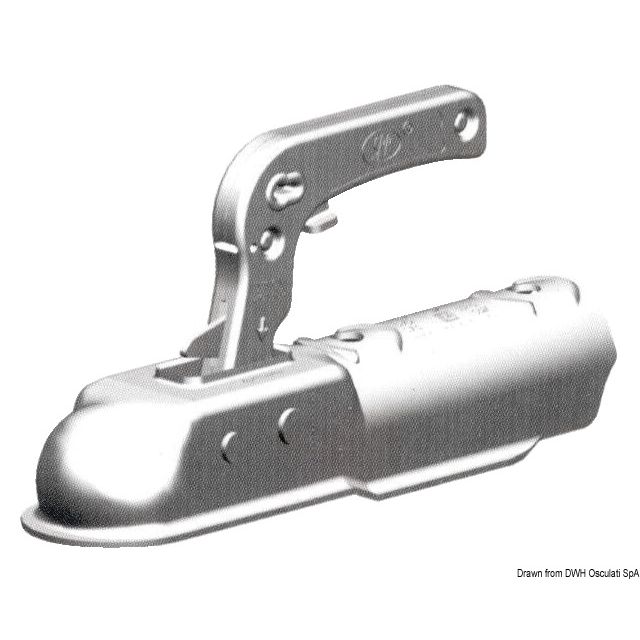 Anhängerkupplung, rund 50 mm bis 750 kg 