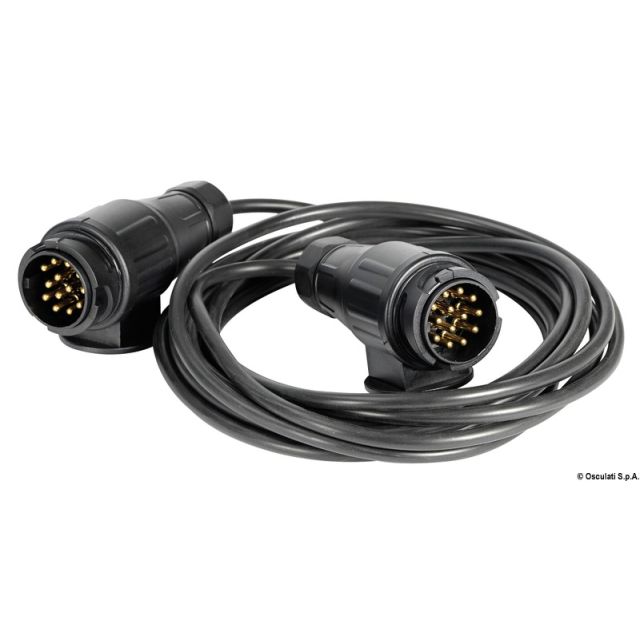 Verlängerungskabel Anhänger 2-Stecker/13-polig 5 m 