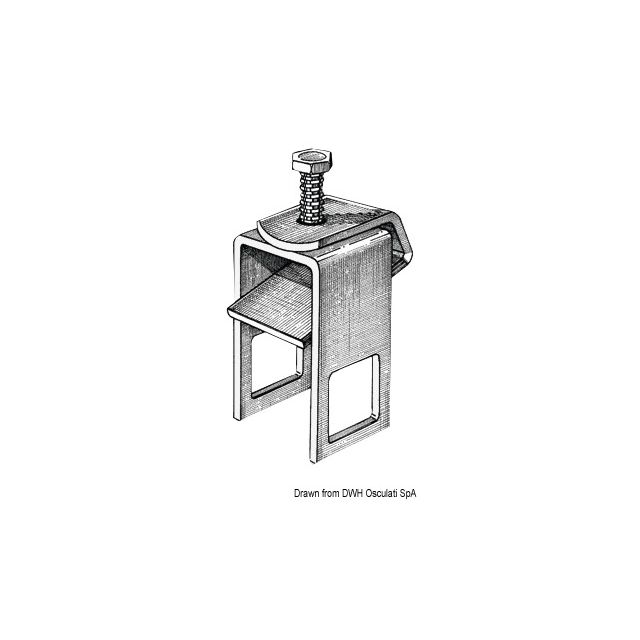 Befestigungsklammer für Rolle 30 x 60 mm 