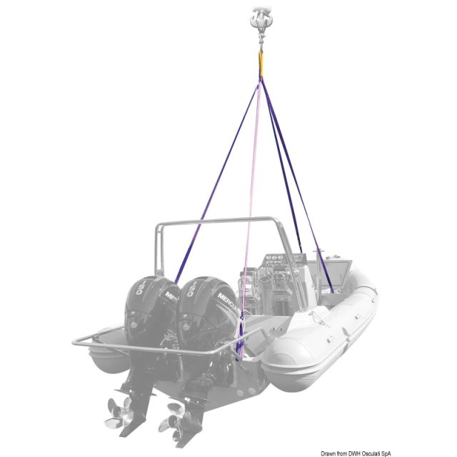 4-armige Hebeanlage für Boote oder Schlauchboote 06.587.01
