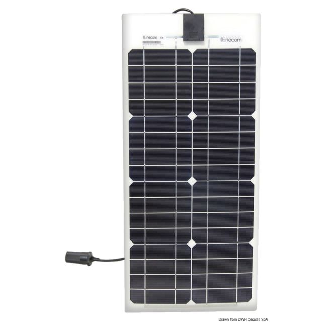 Enecom Solarzellenpaneel 20 Wp 620x 272 mm 
