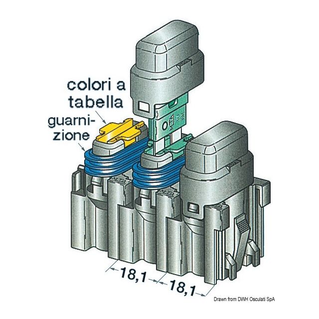 Sicherungshalter m.Deckel 5 A 