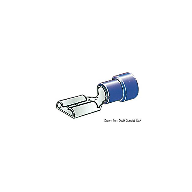 Faston vorisolierte Steckdose 1-2,5 mm² 