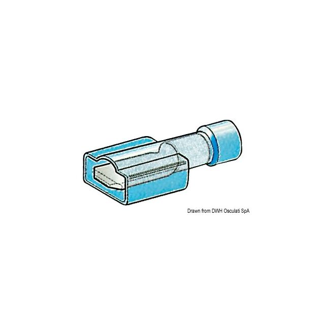 Faston vorisolierte Stecker 2,6-6 mm 