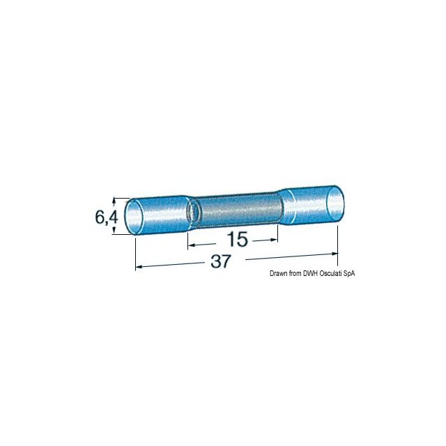 Isolierte Schrumpfhülse 2,5-6 mm² 