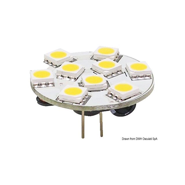 Glühbirne LED SMD G4 12/24V Halterung hinte Ø 24mm 