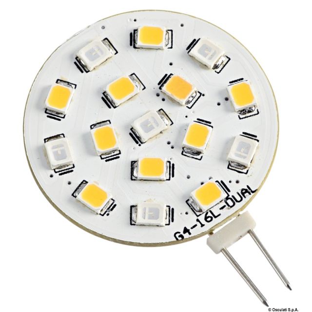 SMD LED-Glühbirne, zweifarbig. Mit G4 Lampensockel. 14.450.31