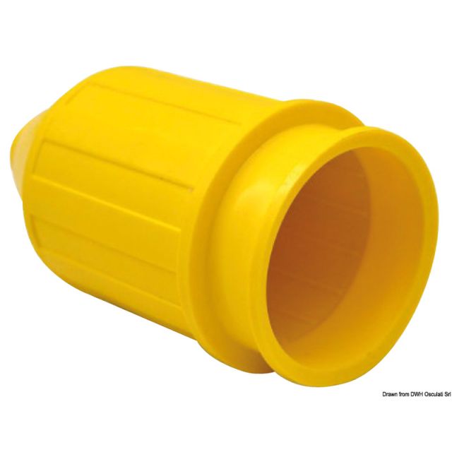 Wasserdichte Schutzkappe PVC gelb f. 14.636.10 