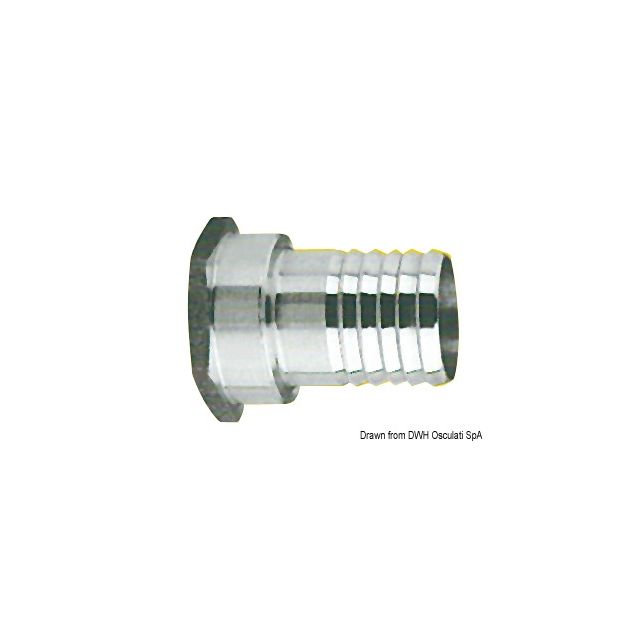 Schlauchanschluss Innen aus VA-Stahl 3/8" x 15 mm 