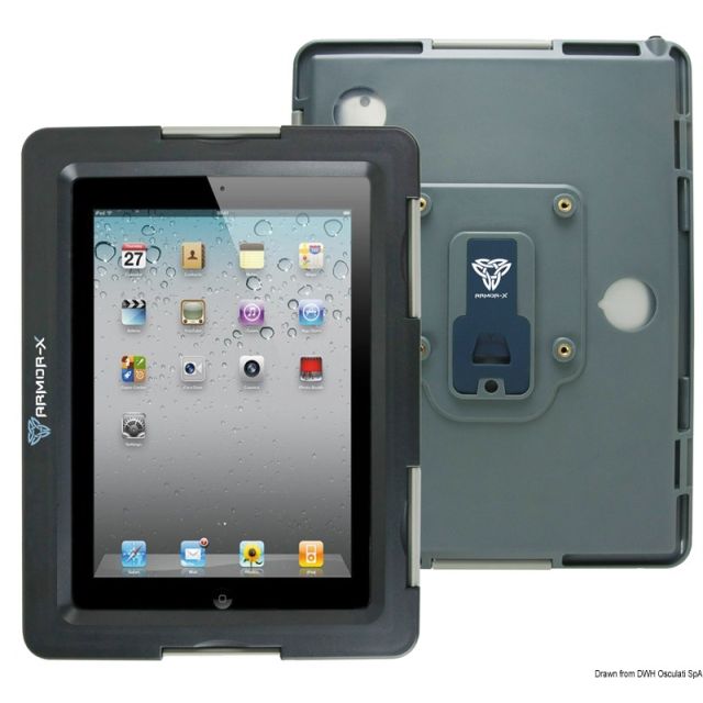 Wasserdichtes Universaletui  ARMOR-X für Tablet (7"/8"/10") mit Schnapphalterung X-mount 23.430.03