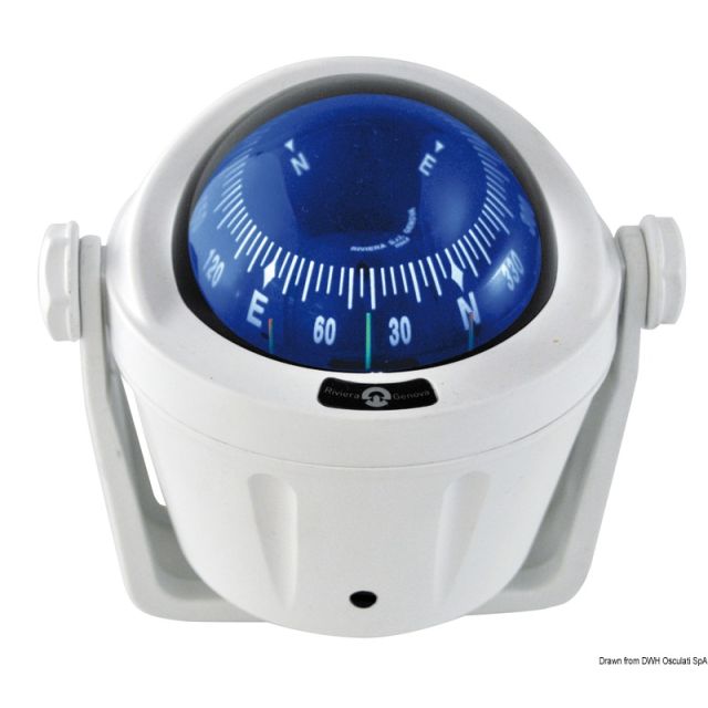 IDRA kompakter Kompass, blau m. Bügel 