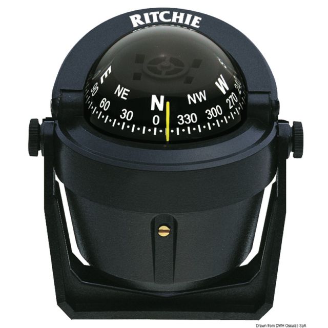 RITCHIE Kompass m.Bügel Explorer 2"3/4 schw/schw 