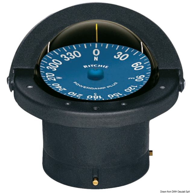 RITCHIE Kompass Supersport 4"1/2 schwarz/blau 