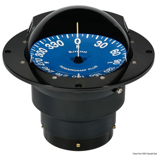 RITCHIE Kompass Supersport 5" schwarz/blau 