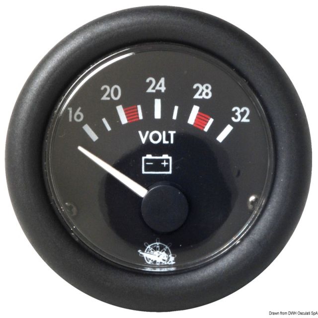 Guardian Voltmeter schwarz 20-32 V 