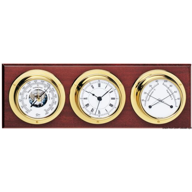 Barigo Set Barometer/Uhr/Thermometer 