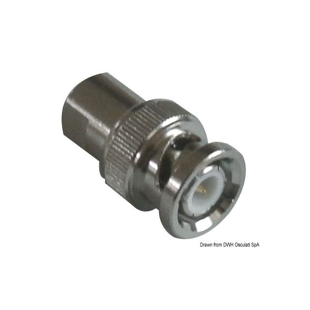 Glomex FME male / BNC male RA355 adaptor 