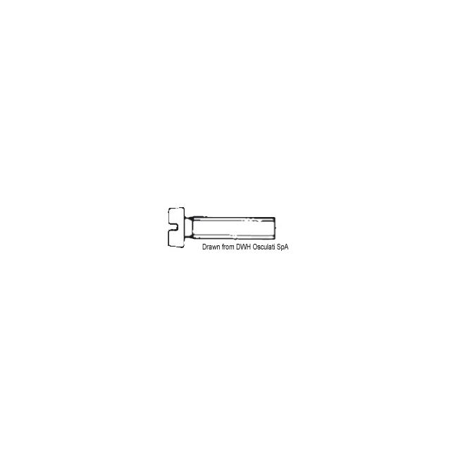 Zylinderschlitzschraube 3x12 AISI 316 316.84/3X12