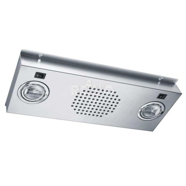 Dunstabzugshaube Omega Flat Inox, 2 LED Spots