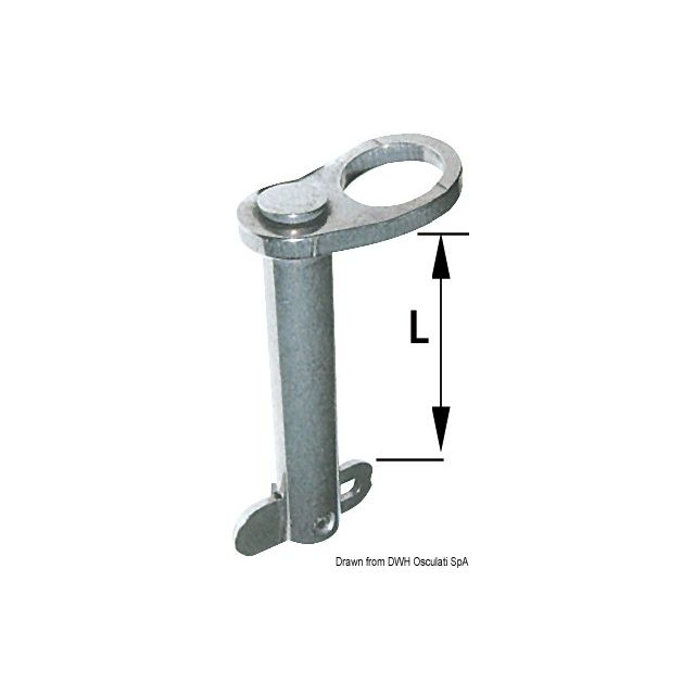 Splintbolzen AISI 316 20 mm Ø 6 mm B 