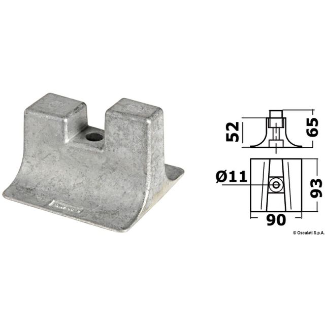 Fußanode Yamaha 300/450 PS 43.252.97