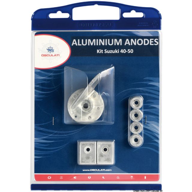 Anoden-Set Suzuki 40/50 PS Magnesium 