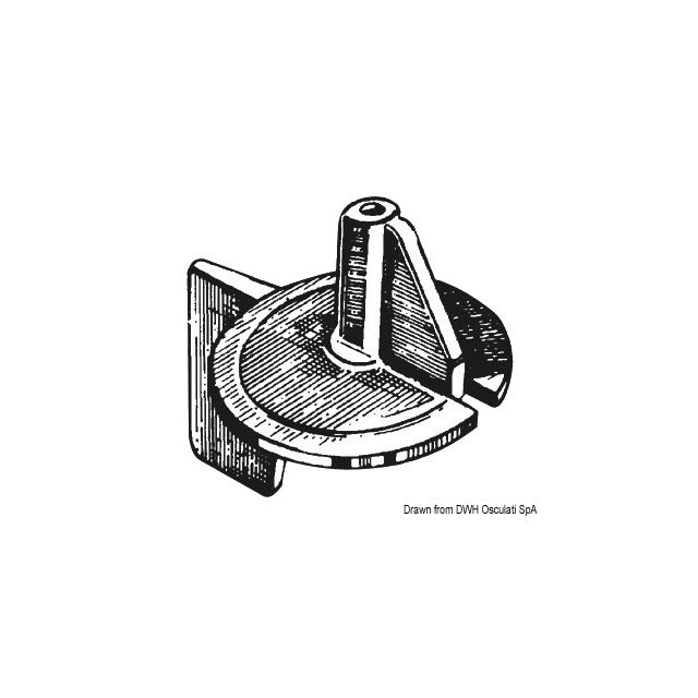 Anode für Motoren 9,9/25 PS Force 25, Yamaha 4T 50 PS