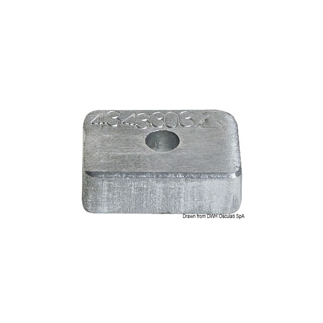 Anode aus Zink f. Mercury 4/5/6 PS 