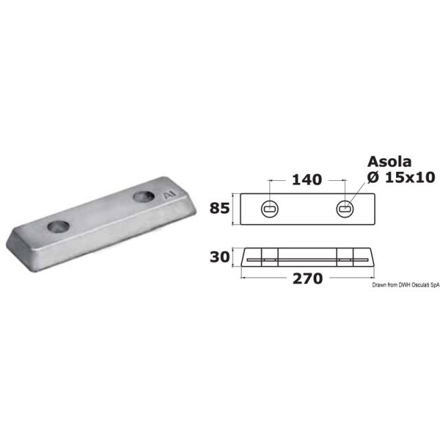 Stab aus Aluminium A 