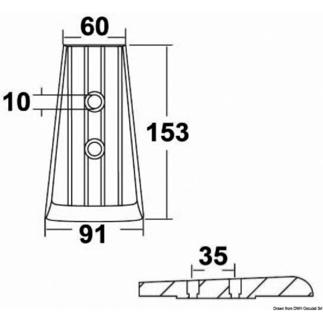 Anode aus Aluminium Volvo DPR-DPH 