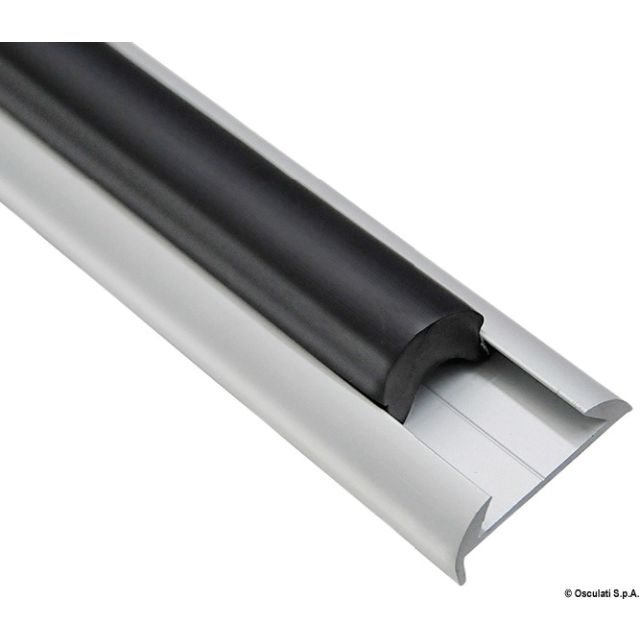 Profilleiste aus eloxiertem Aluminium 38x9+5 mm Stangen zu 3/6m