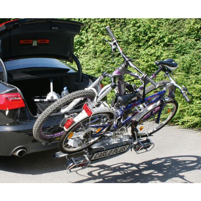 Klappbarer Fahrradträger f.Anhängekupplung für 2 Fahrräder