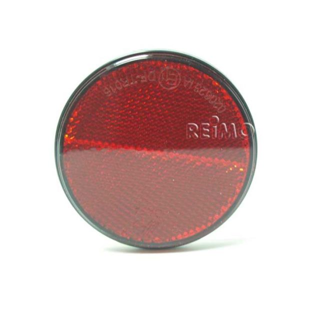 Reflektor rund 72mm selbstklebend rot (1 Stück)