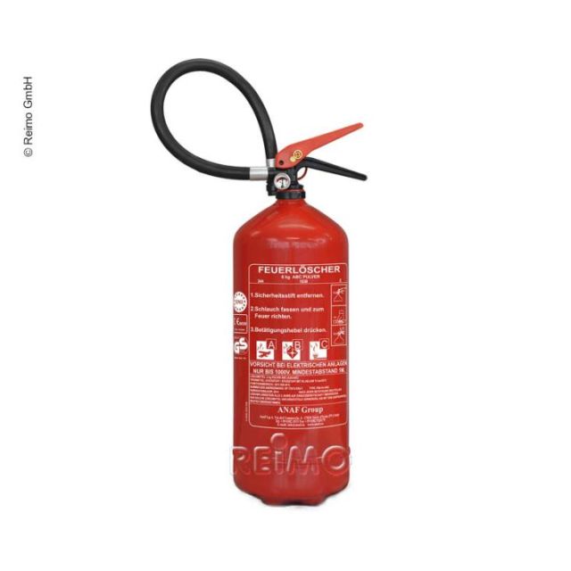 ABC Feuerlöscher 6kg mit Druckanzeige