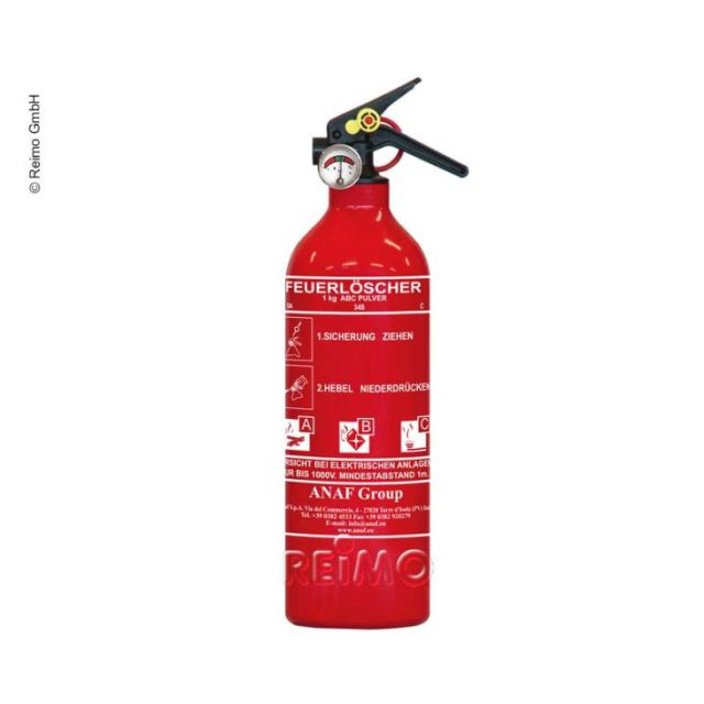 ABC Feuerlöscher 1kg mit Druckanzeige