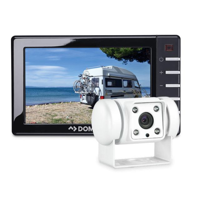 Dometic PerfectView RVS545 mit 5"-Monitor + Kamera CAM 45 weiß