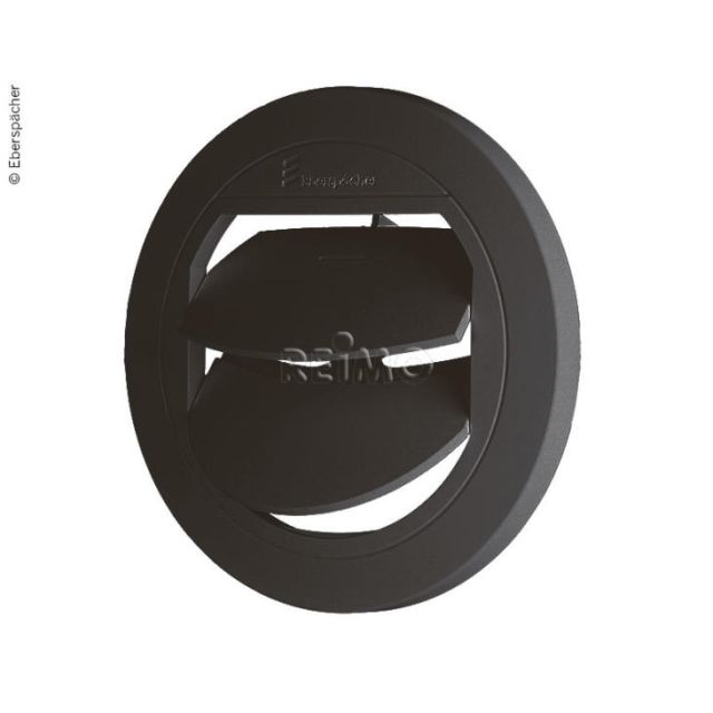 Ausströmer verschließbar schwarz f.Airtronic D3, Ø90mm