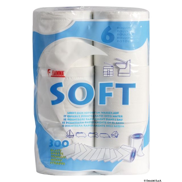 Soft Toilettenpapier, wasserlöslich