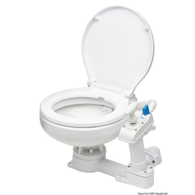 Compact manuelles WC Kunststofftoilettenbrille 