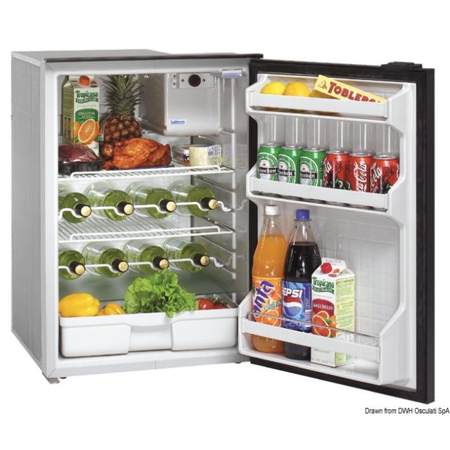 ISOTHERM Kühlschränke mit Frontteil aus Edelstahl, 130 Liter