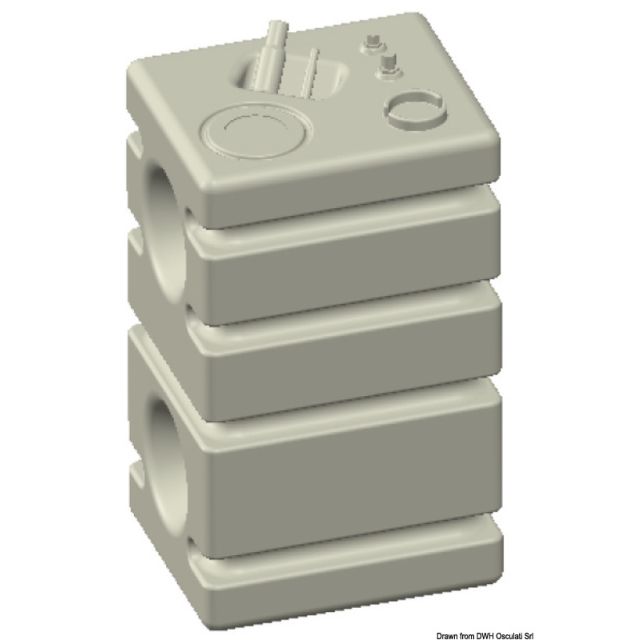 Modularer Kraftstofftank aus vernetztem Polyethylen 52.040.12