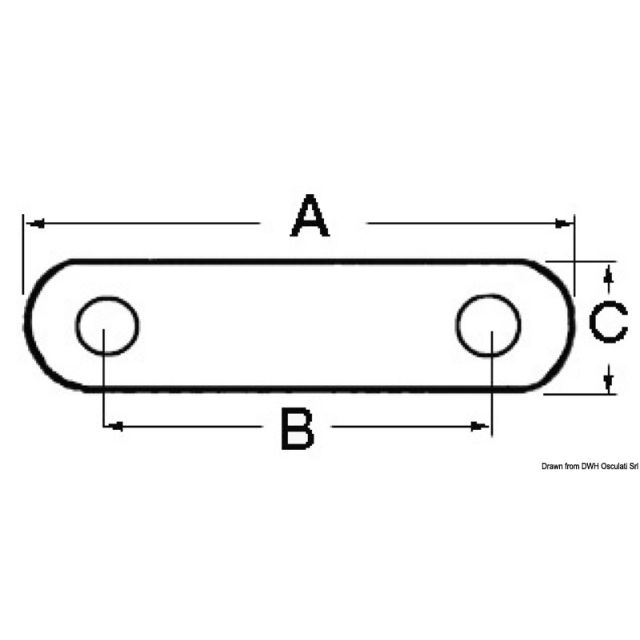 Edelstahlklemme 82x66x18mm 