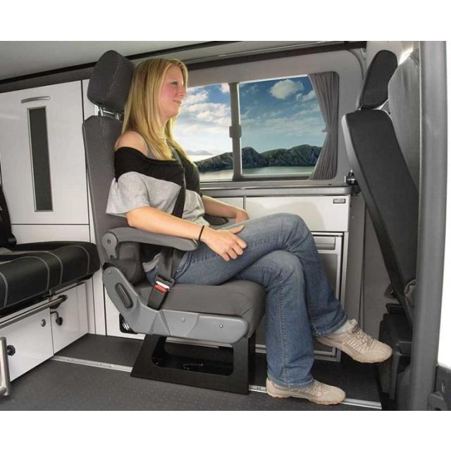Eurositz A400, Einzelsitz mit integriertem Dreipunktgurt, TÜV geprüft