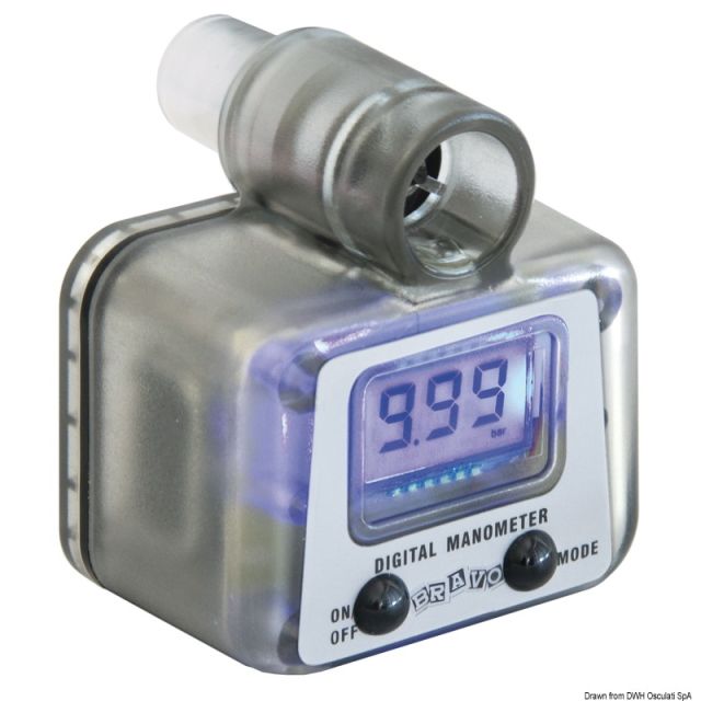 Digitaler Druckmesser 0-999 mbar 9 V 