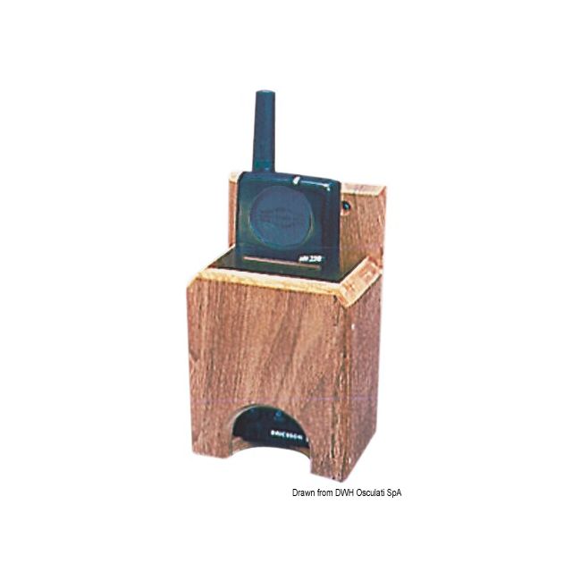 Teakholz-VHF-Halterung 132x73x43 mm 