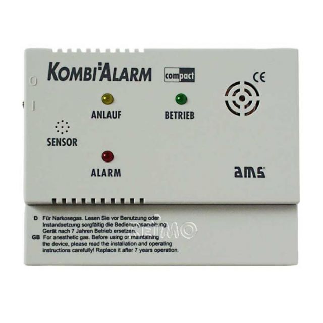 AMS Gas-Alarmgerät Kombi Compact für KO/Flüssiggas 12V