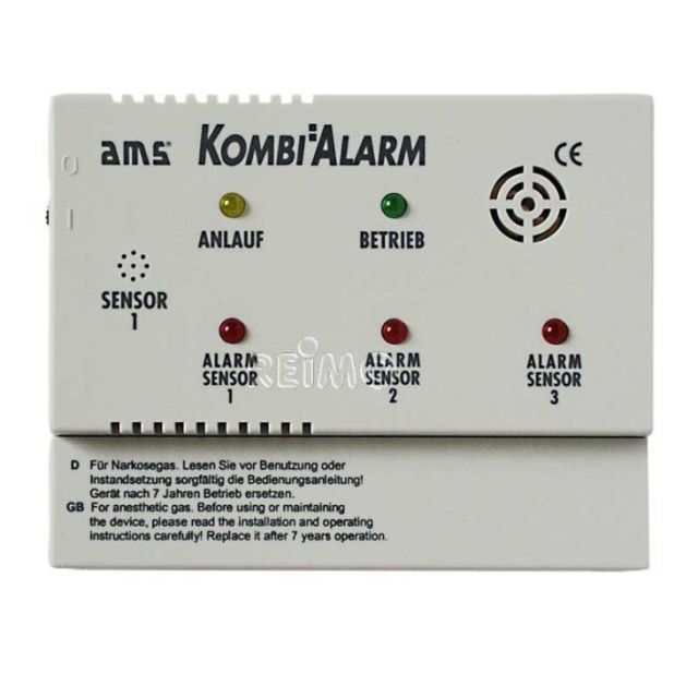 AMS Gas-Alarmgerät Kombialarm - Anlage 12V