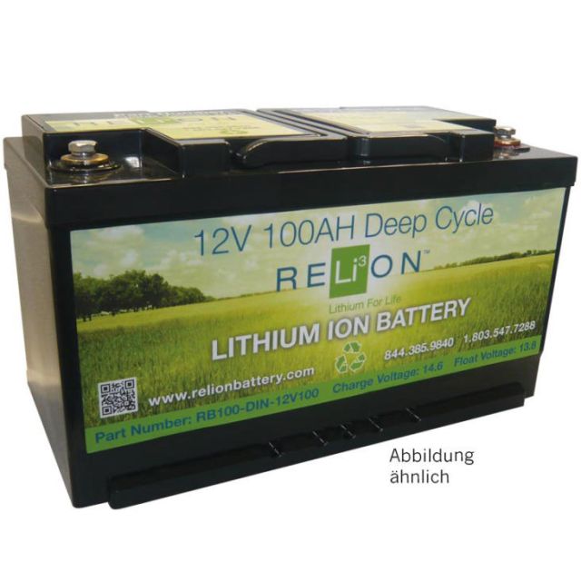 Lithium Eisen Phosphat (LiFePo4) Batterie 12V 100Ah DIN