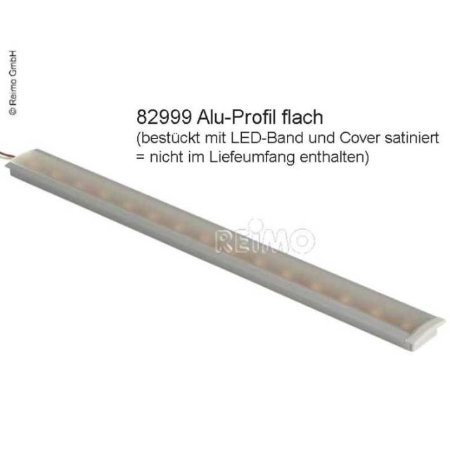 Profil für LED-Bänder Länge 1,5m, flach